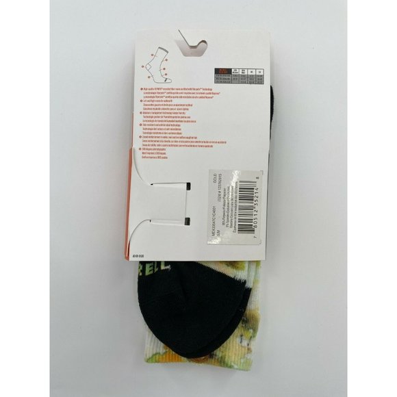 Merrell Printed Performance Crew Socks Hiking Size S/M Women 5-9.5/Men 5-8.5 - Picture 2 of 5